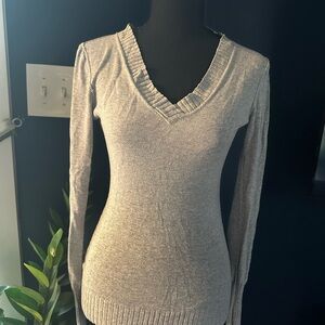 V-Neck Lightweight Knit Sweater